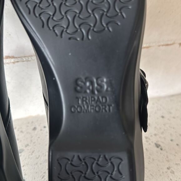 SAS Black Classic Leather Mary Jane Shoes Comfortable Women’s Size 4 Made in USA - Picture 6 of 12